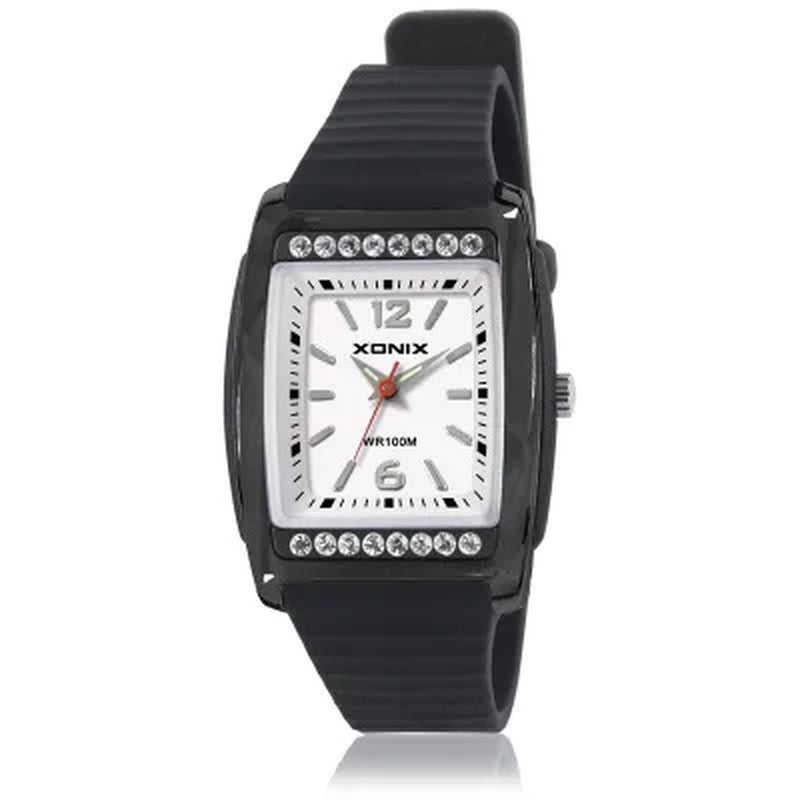 New Fashion Simple Ladies Quartz Elegant Women Watches PU Strap Swimming Diving Waterproof 100M Relogio Feminino RE