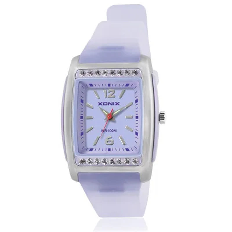 New Fashion Simple Ladies Quartz Elegant Women Watches PU Strap Swimming Diving Waterproof 100M Relogio Feminino RE