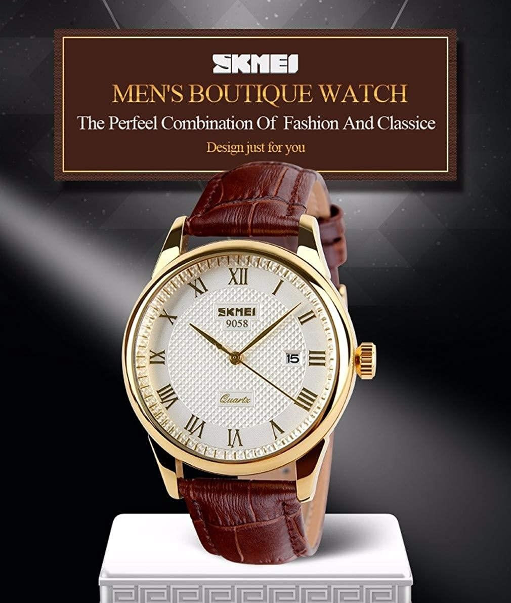 Relojes Para Hombre Reloj Elegante De Vestir Casual De Cuarzo Baratos New