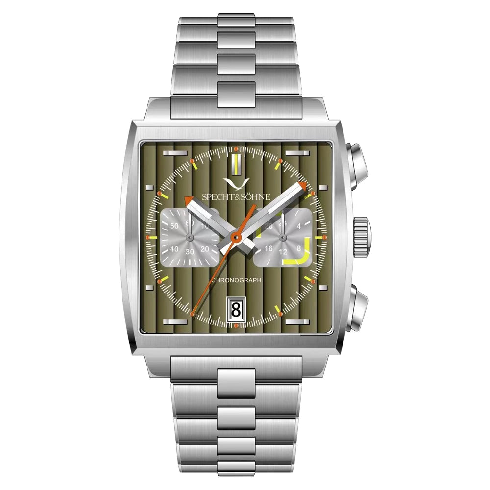 Relojes Hombre Specht & Söhne New Hot Watches Men Luxury Brand Male Japan VK64 Chronograph Trendy Sport Wristatch Waterproof