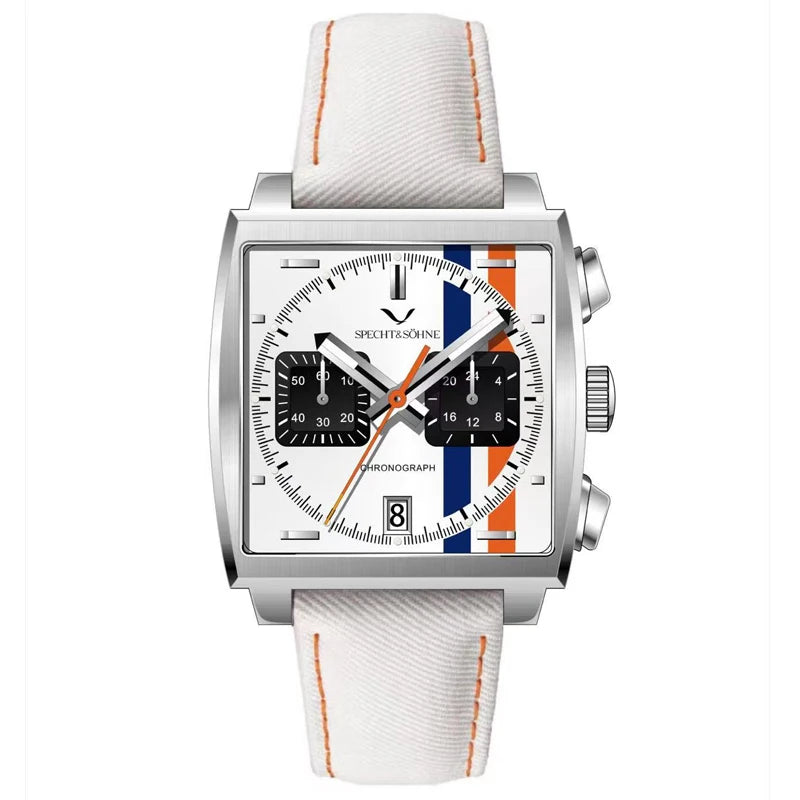 Relojes Hombre Specht & Söhne New Hot Watches Men Luxury Brand Male Japan VK64 Chronograph Trendy Sport Wristatch Waterproof