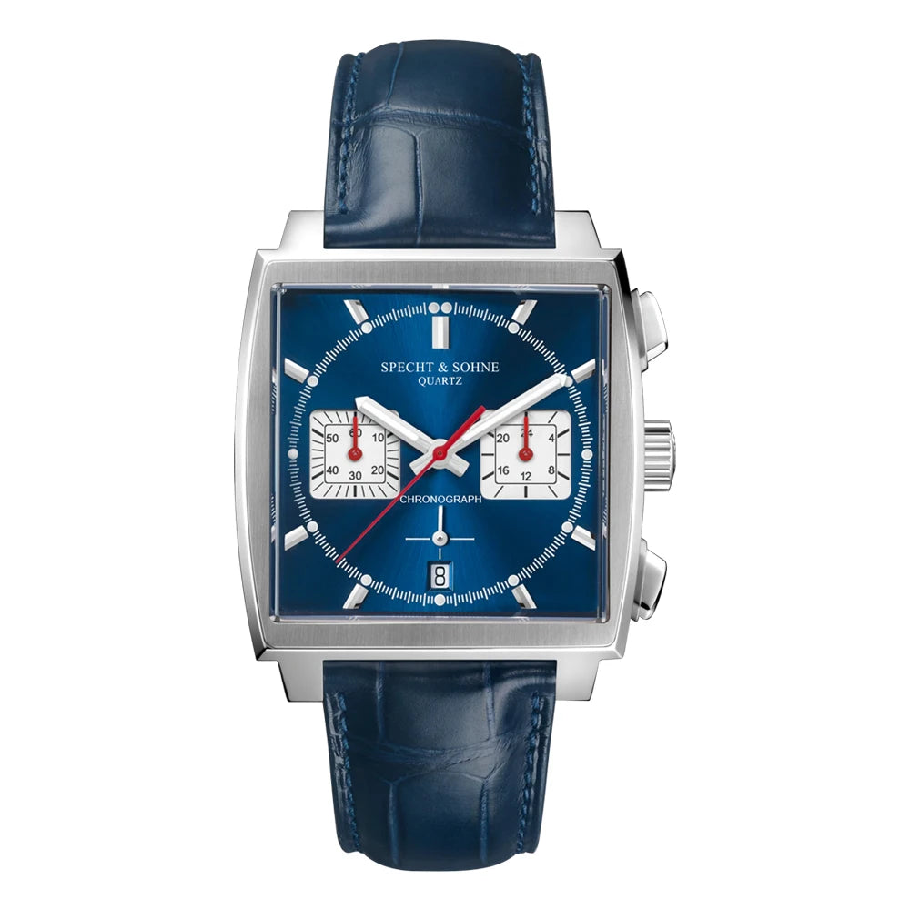 Relojes Hombre Specht & Söhne New Hot Watches Men Luxury Brand Male Japan VK64 Chronograph Trendy Sport Wristatch Waterproof