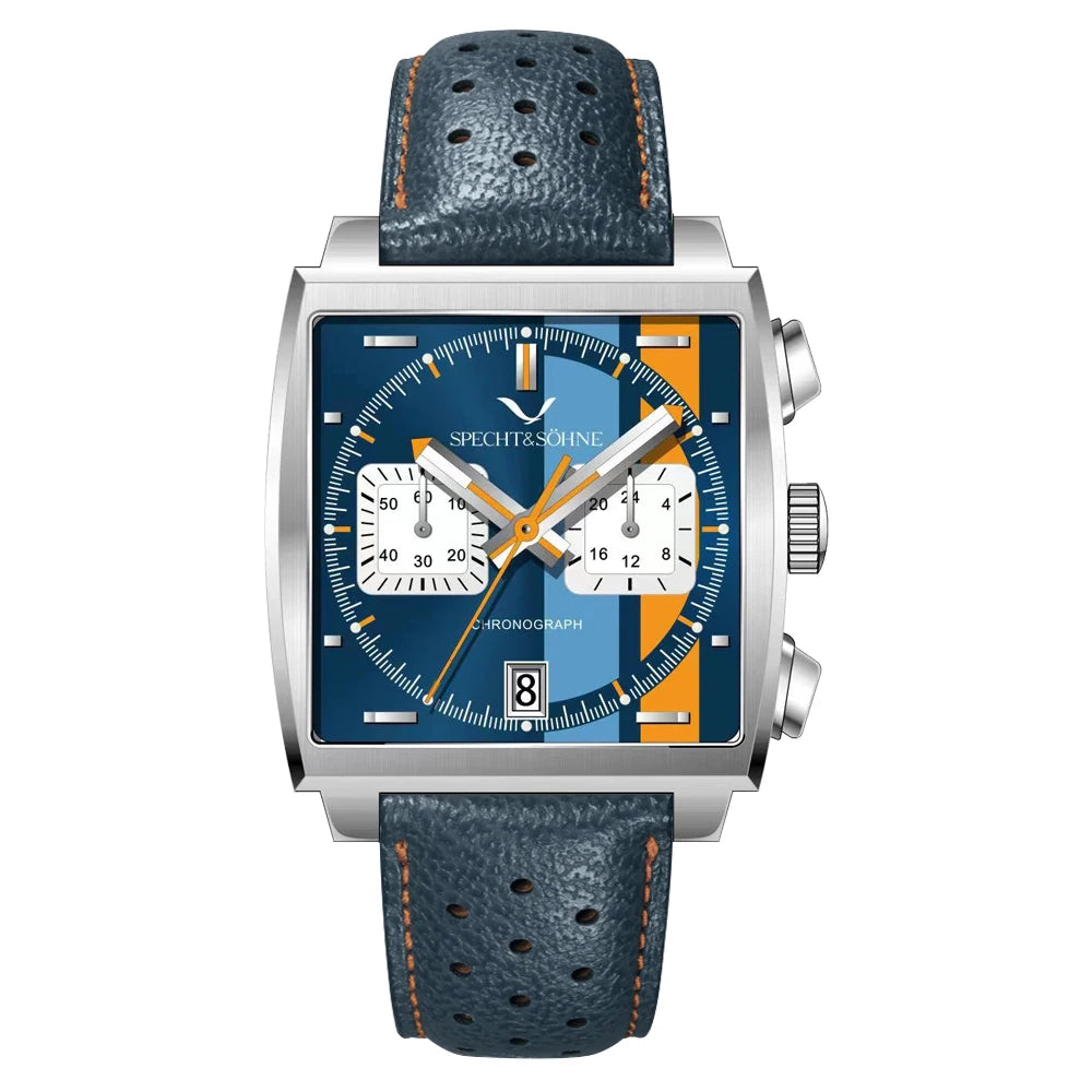 Relojes Hombre Specht & Söhne New Hot Watches Men Luxury Brand Male Japan VK64 Chronograph Trendy Sport Wristatch Waterproof