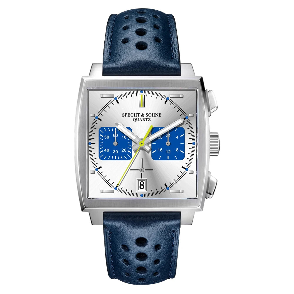 Relojes Hombre Specht & Söhne New Hot Watches Men Luxury Brand Male Japan VK64 Chronograph Trendy Sport Wristatch Waterproof